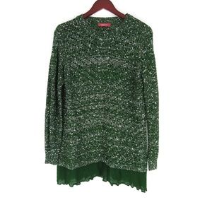 Green Shimmer knit sweater - M/L